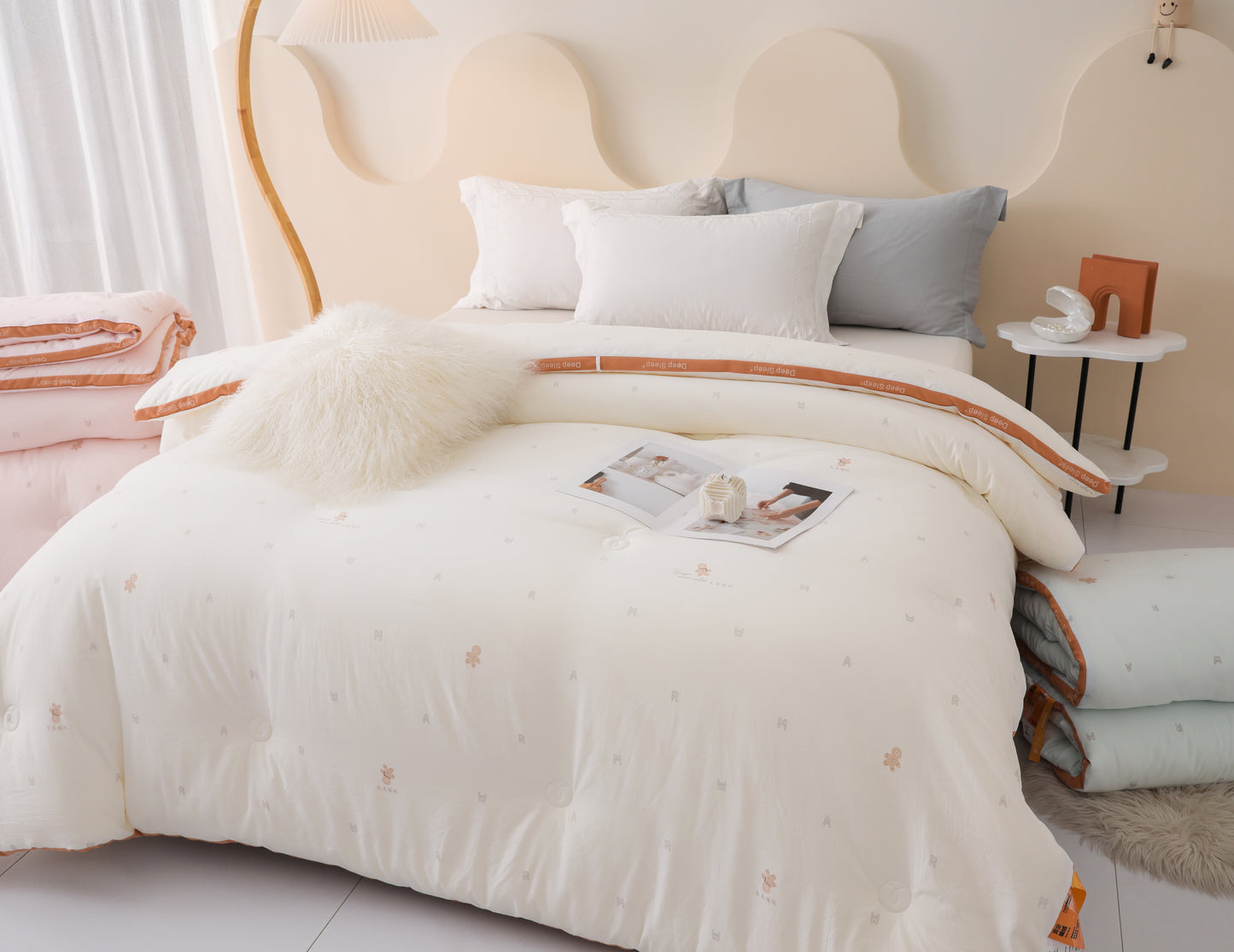 生姜暖绒冬被 冬被