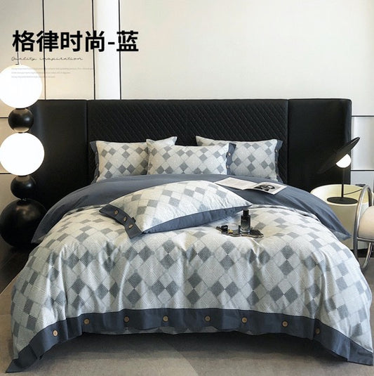 「四件套」2023NEW秋冬·小资绅士超柔火山磨毛